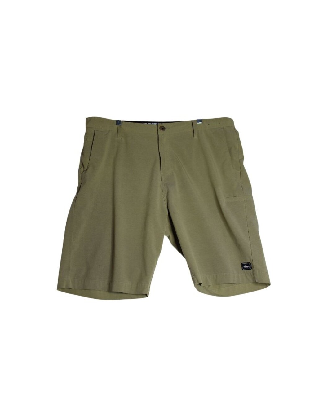 PELAGIC Khaki Hybrid Fishing Hiking Shorts Men's 38w 9" Inseam